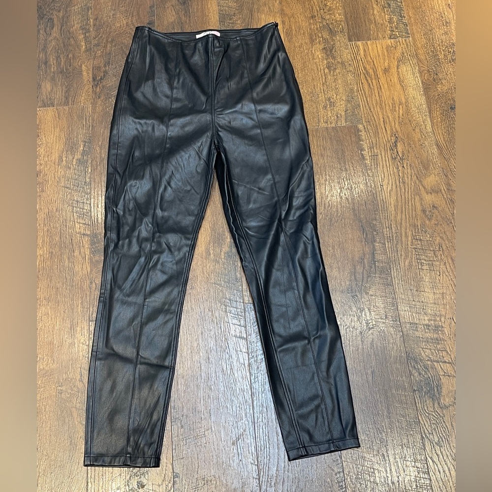 We The Free faux leather pants. Size 29